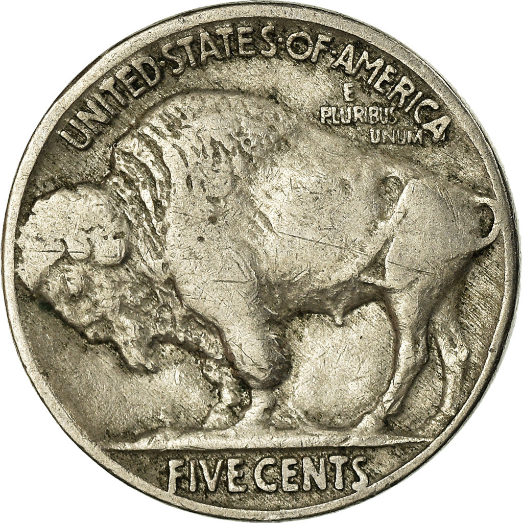Munten, Verenigde Staten, Buffalo Nickel, 5 Cents, 1935, U.S. Mint