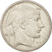 Belgium, 50 Francs, 50 Frank, 1951, EF(40-45), Silver, KM:136.1