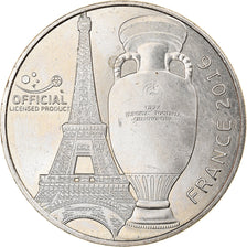 France, Jeton, Football, Euro, Sports & leisure, 2016, MS(64), Cupro-nickel