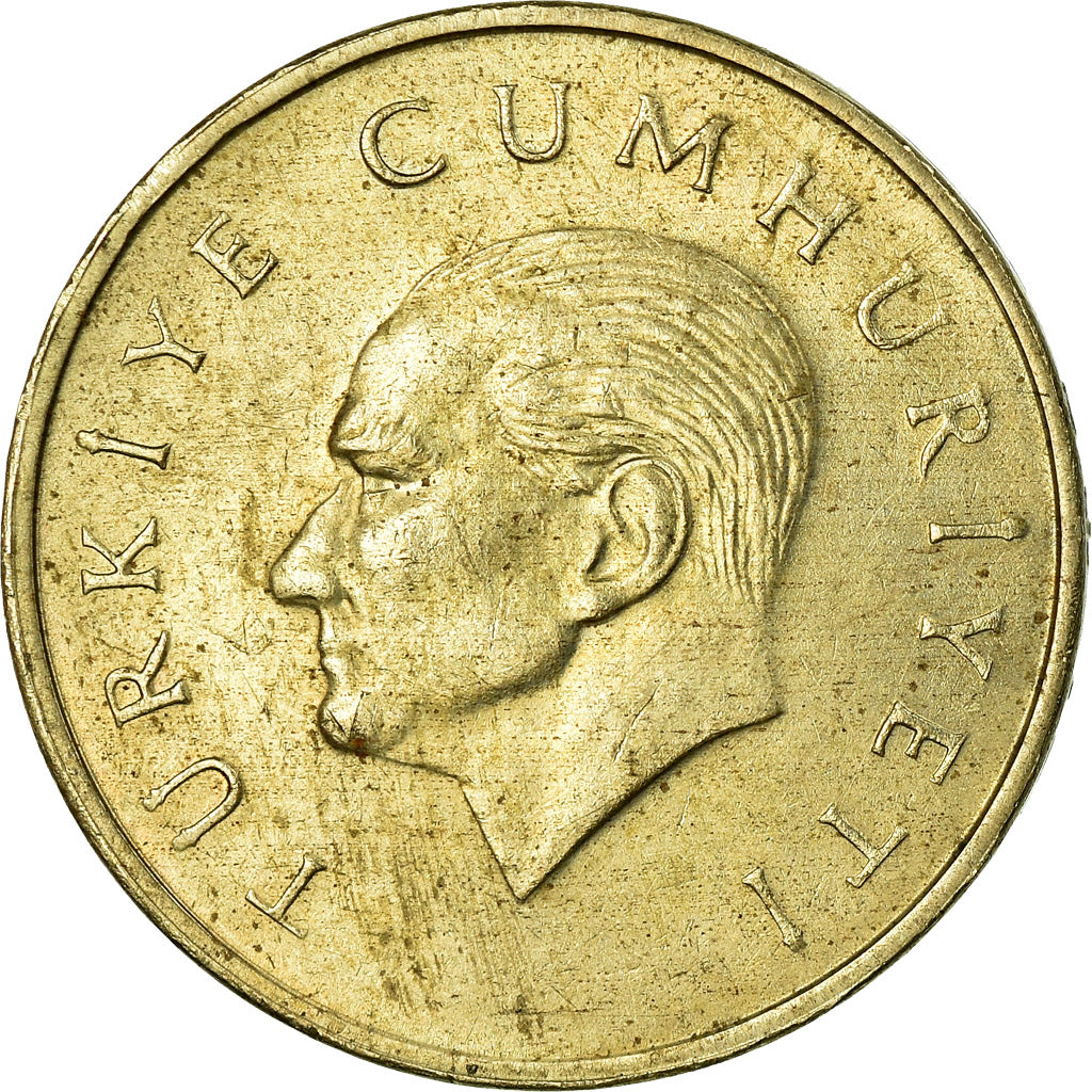 Moneta, Turcja, 25000 Lira, 25 Bin Lira, 1996, VF(30-35), Miedź-Nikiel-Cynk