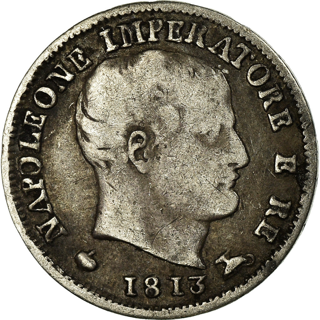 Coin, ITALIAN STATES, KINGDOM OF NAPOLEON, Napoleon I, 5 Soldi, 1813, Milan