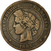 Monnaie, France, Cérès, 10 Centimes, 1883, Paris, TB, Bronze, KM:815.1