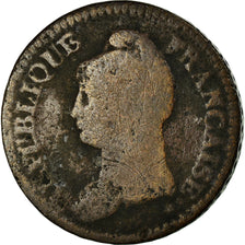 Coin, France, Dupré, Decime, AN 7/5, Paris, VG(8-10), Bronze, KM:644.1