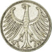 Coin, GERMANY - FEDERAL REPUBLIC, 5 Mark, 1951, Stuttgart, VF(30-35), Silver