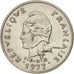 New Caledonia, 10 Francs, 1977, Paris, AU(50-53), Nickel, KM:11