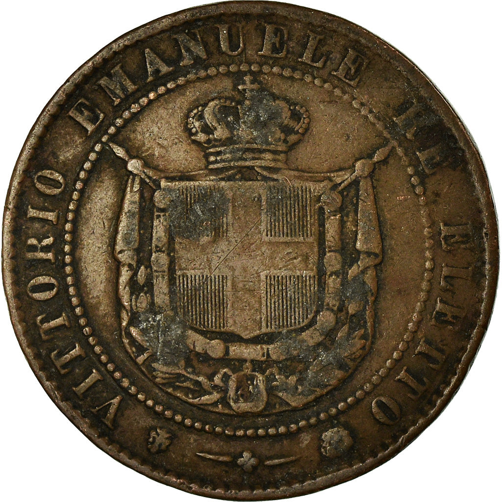 Moneda, Estados italianos, EMILIA, Vittorio Emanuele II, 5 Centesimi, 1859