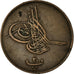 Coin, Egypt, Abdul Aziz, 20 Para, 1868/AH1277, EF(40-45), Bronze, KM:244