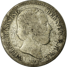 Coin, Netherlands, William III, 10 Cents, 1862, VF(20-25), Silver, KM:80