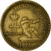 Coin, Monaco, Louis II, Franc, 1924, Poissy, VF(30-35), Aluminum-Bronze, KM:111
