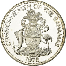 Coin, Bahamas, Elizabeth II, 10 Dollars, 1978, Franklin Mint, Proof, AU(55-58)