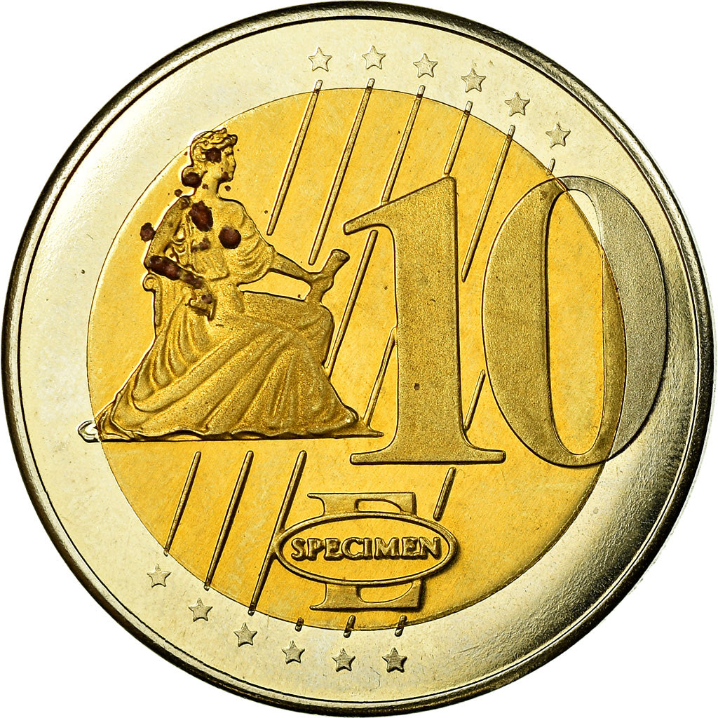 Vatican, 10 Euro, Jean-Paul II, 2004, unofficial private coin, TTB, Bi-Metallic
