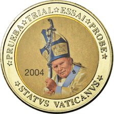Vatican, 10 Euro, Jean-Paul II, 2004, unofficial private coin, MS(63)