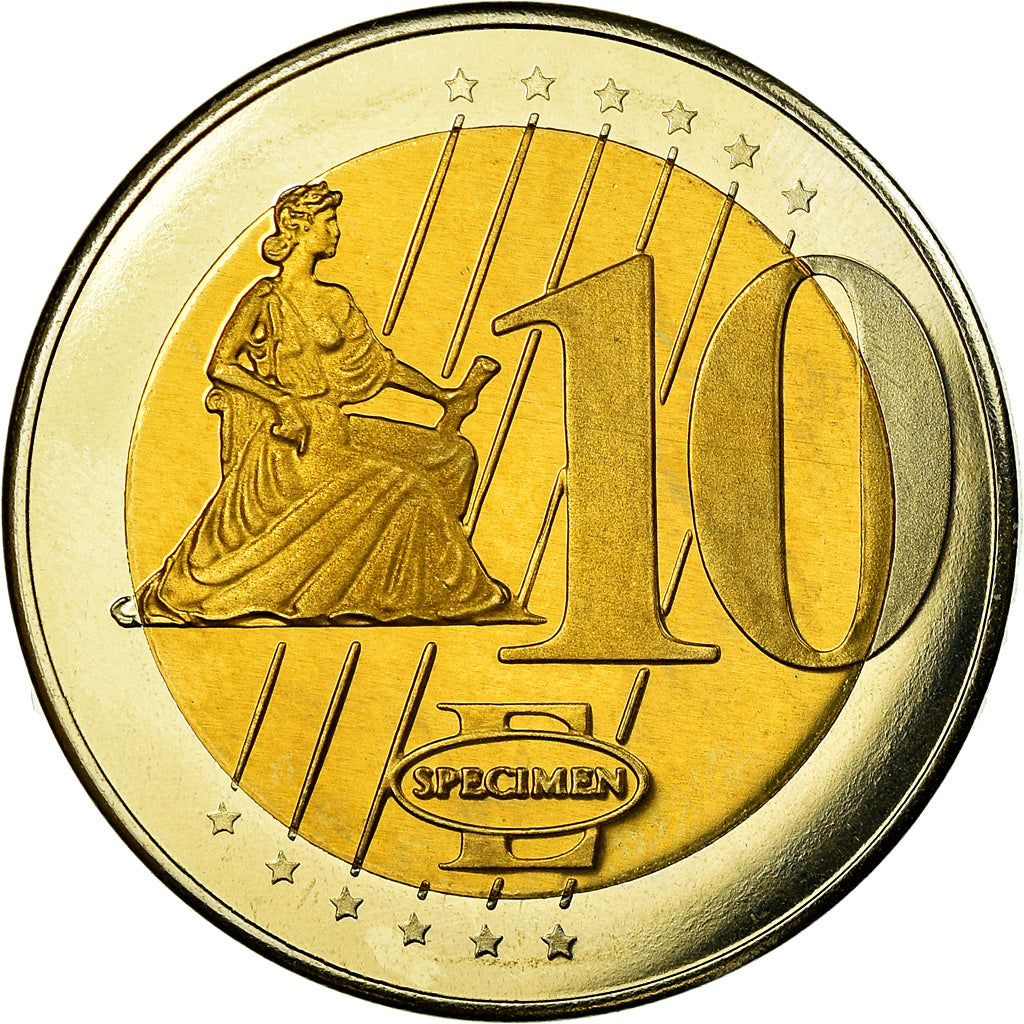 Vatican, 10 Euro, Jean-Paul II, 2004, unofficial private coin, MS(63)