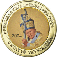 Vatikan, 10 Euro, Jean-Paul II, 2004, unofficial private coin, VZ+, Bi-Metallic