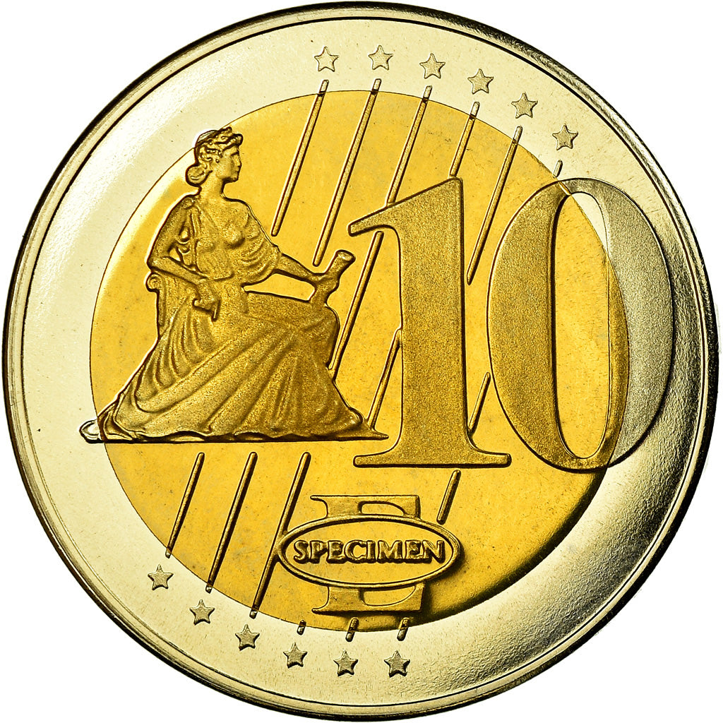 Vatikan, 10 Euro, Jean-Paul II, 2004, unofficial private coin, VZ+, Bi-Metallic