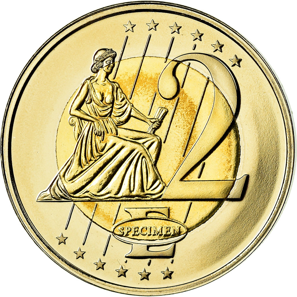 Vaticano, 2 Euro, Benoit XVI, 2007, unofficial private coin, FDC, Bi-metallico