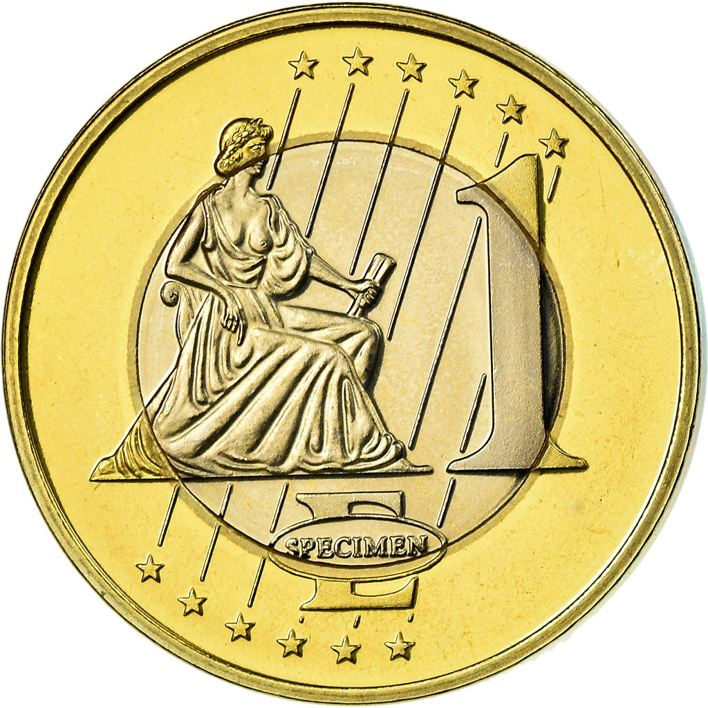 Vatican, Euro, Benoit XVI, 2007, unofficial private coin, MS(65-70), Bi-Metallic