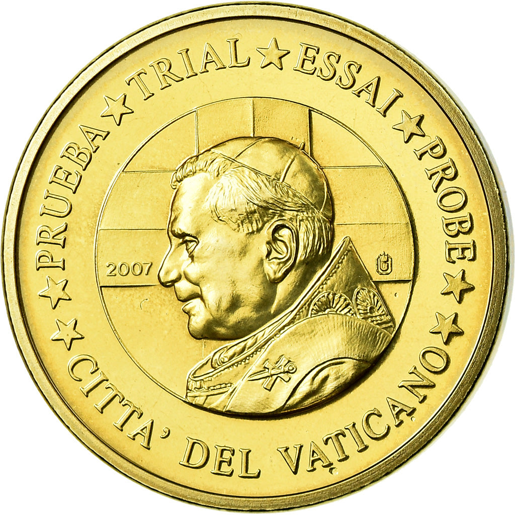 Vaticano, 20 Euro Cent, Benoit XVI, 2007, unofficial private coin, FDC, Ottone