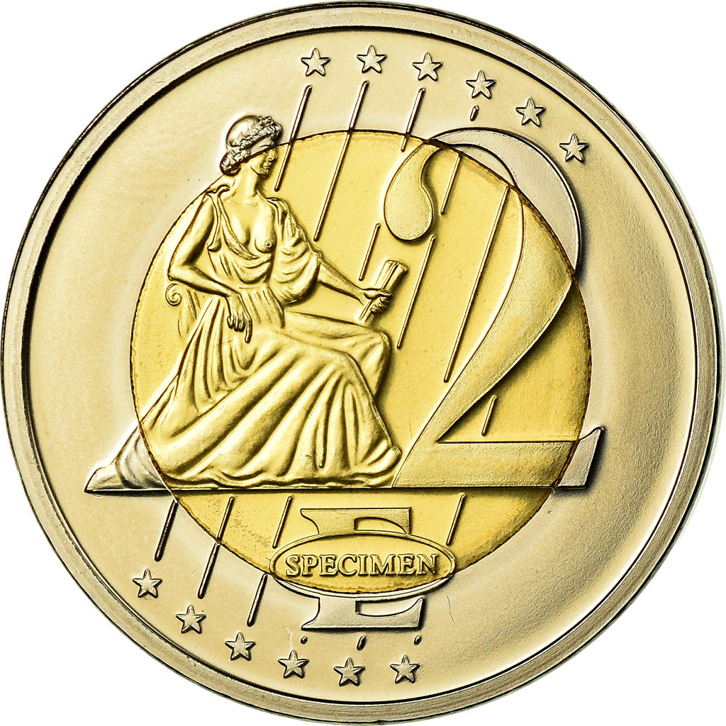 Estonia, 2 Euro, 2003, unofficial private coin, MS(65-70), Bi-Metallic