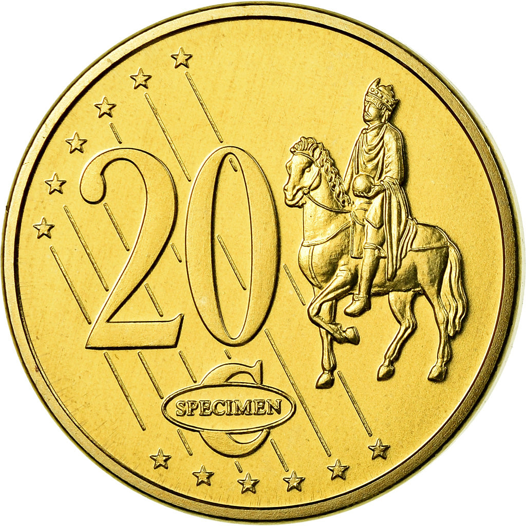 Estonia, 20 Euro Cent, 2003, unofficial private coin, MS(65-70), Brass