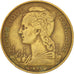 FRENCH AFARS & ISSAS, 20 Francs, 1975, Paris, EF(40-45), Aluminum-Bronze, KM:15