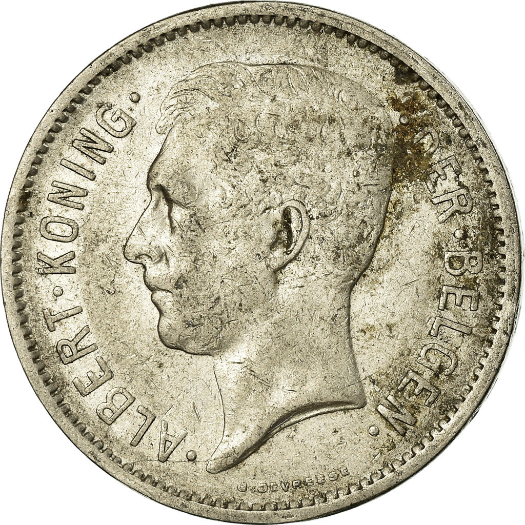 Coin, Belgium, 5 Francs, 5 Frank, 1931, VF(20-25), Nickel, KM:98