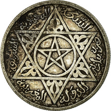 Coin, Morocco, Mohammed V, 100 Francs, AH 1372/1953, Paris, EF(40-45), Silver