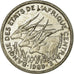 Coin, Central African States, 50 Francs, 1989, Paris, EF(40-45), Nickel, KM:11