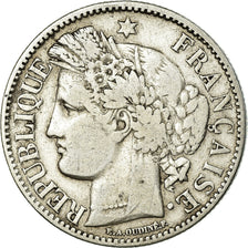 Coin, France, Napoleon III, Cérès, 2 Francs, 1870, Paris, VF(20-25), Silver