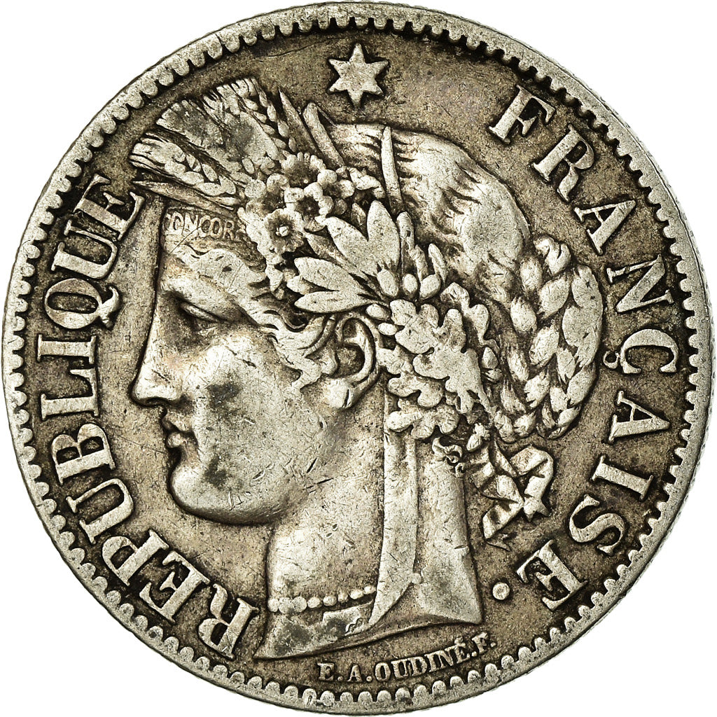 Coin, France, Cérès, 2 Francs, 1895, Paris, VF(20-25), Silver, KM:817.1