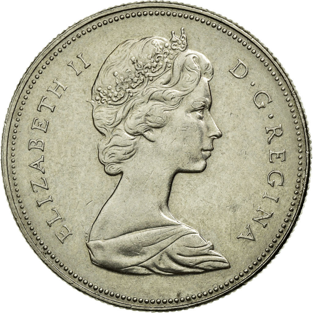 Coin, Canada, Elizabeth II, 50 Cents, 1976, Royal Canadian Mint, Ottawa