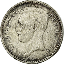 Coin, Belgium, 20 Francs, 20 Frank, 1934, VF(20-25), Silver, KM:104.1