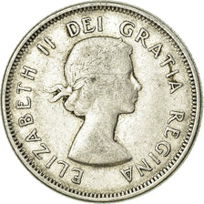 Coin, Canada, Elizabeth II, 25 Cents, 1961, Royal Canadian Mint, Ottawa