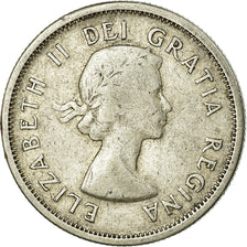 Coin, Canada, Elizabeth II, 25 Cents, 1959, Royal Canadian Mint, Ottawa
