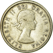 Monnaie, Canada, Elizabeth II, 25 Cents, 1958, Royal Canadian Mint, Ottawa, B