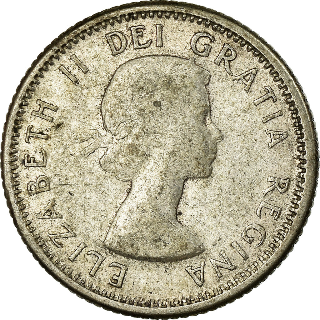 Monnaie, Canada, Elizabeth II, 10 Cents, 1959, Royal Canadian Mint, Ottawa, TB
