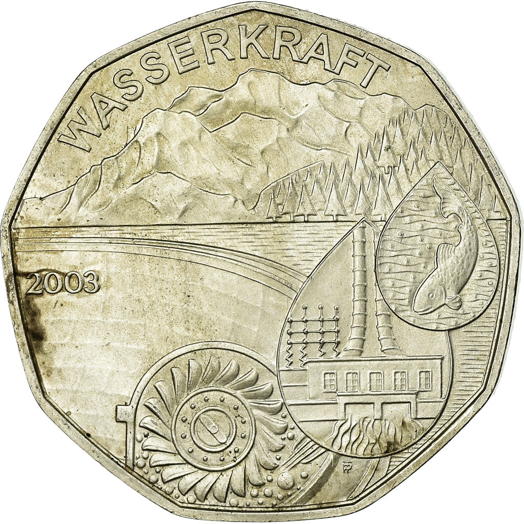 Austria, 5 Euro, 2003, VF(30-35), Srebro, KM:3105