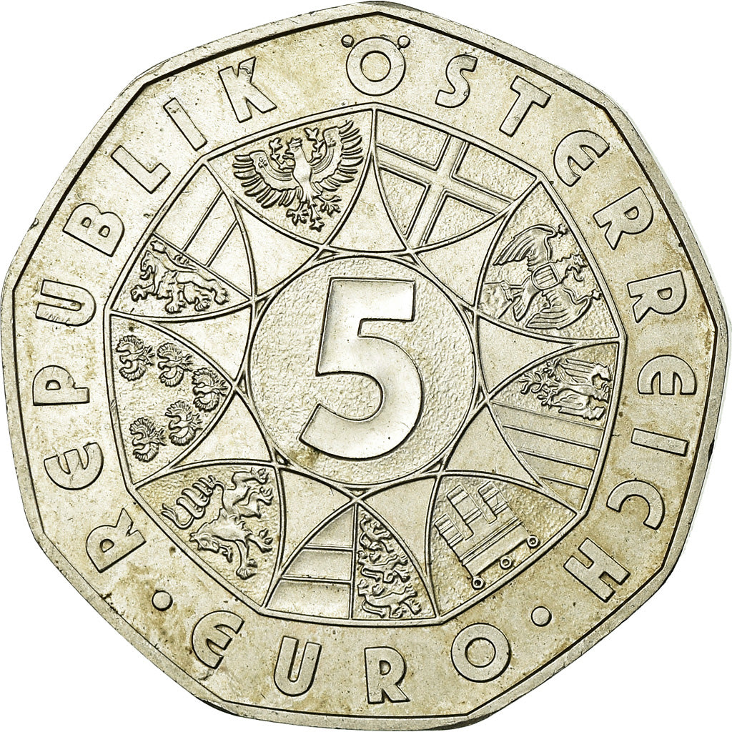 Austria, 5 Euro, 2003, VF(30-35), Srebro, KM:3105