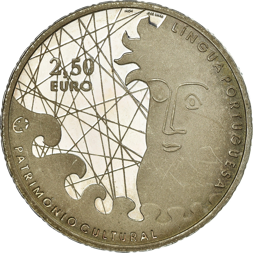 Portugal, 2-1/2 Euro, 2009, EBC, Plata, KM:791a