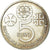 Portogallo, 5 Euro, 2004, SPL-, Argento, KM:754