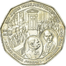 Austria, 5 Euro, 2007, SPL-, Argento, KM:3144