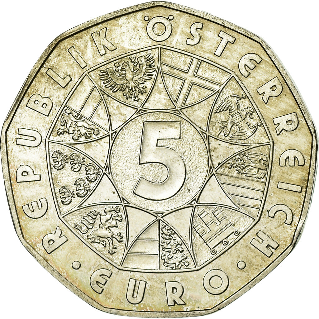 Austria, 5 Euro, 2007, SPL-, Argento, KM:3144