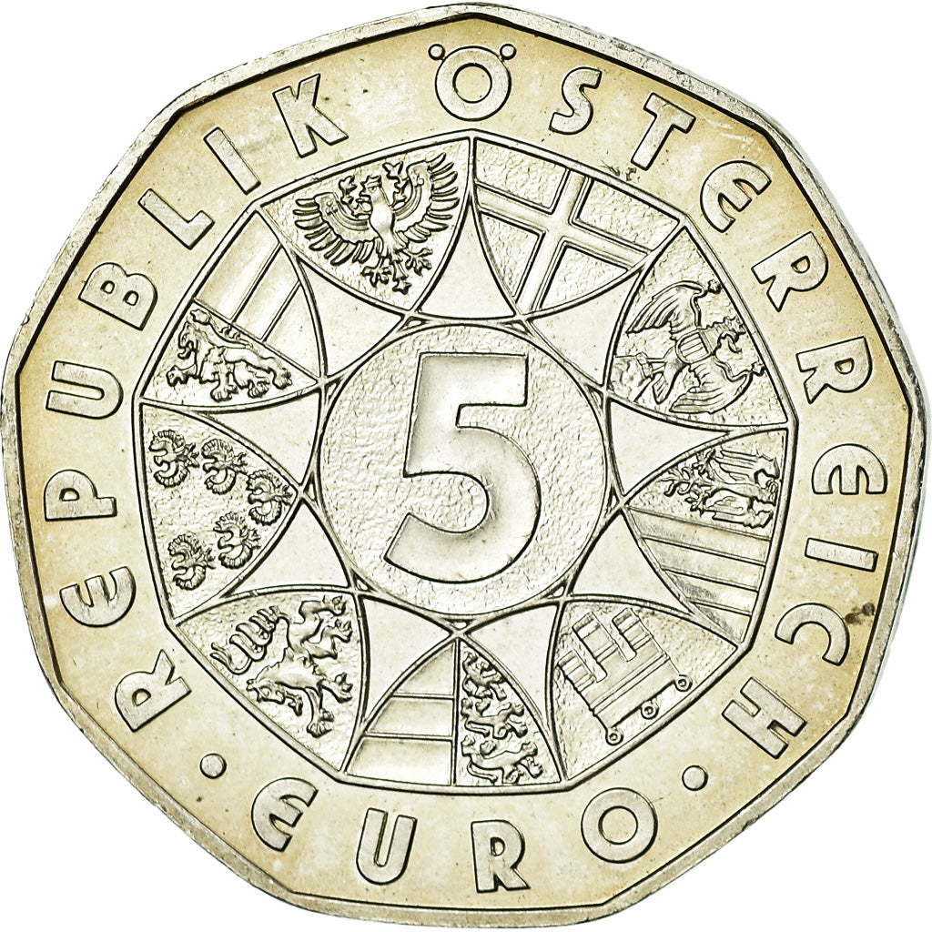 Austria, 5 Euro, 2009, MS(63), Silver, KM:3170