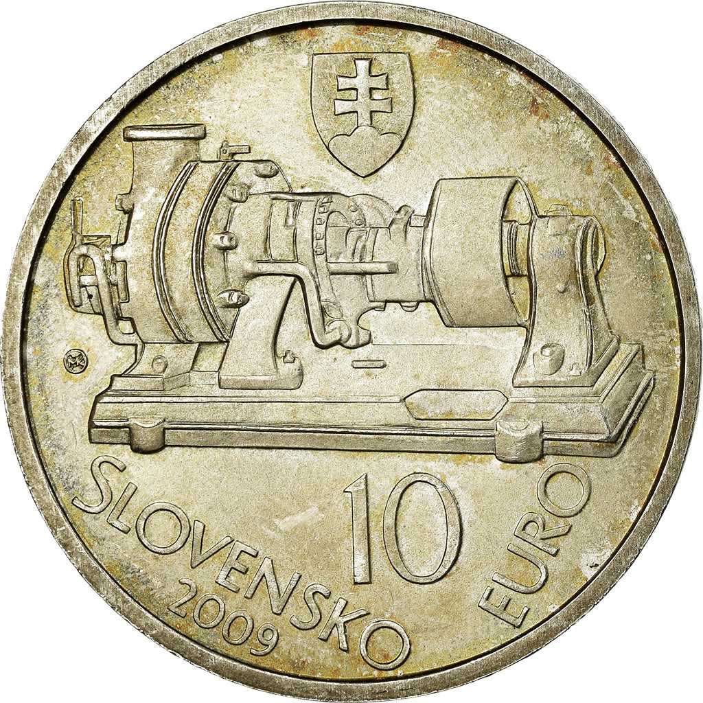 Slovacchia, 10 Euro, 2009, SPL-, Argento, KM:108