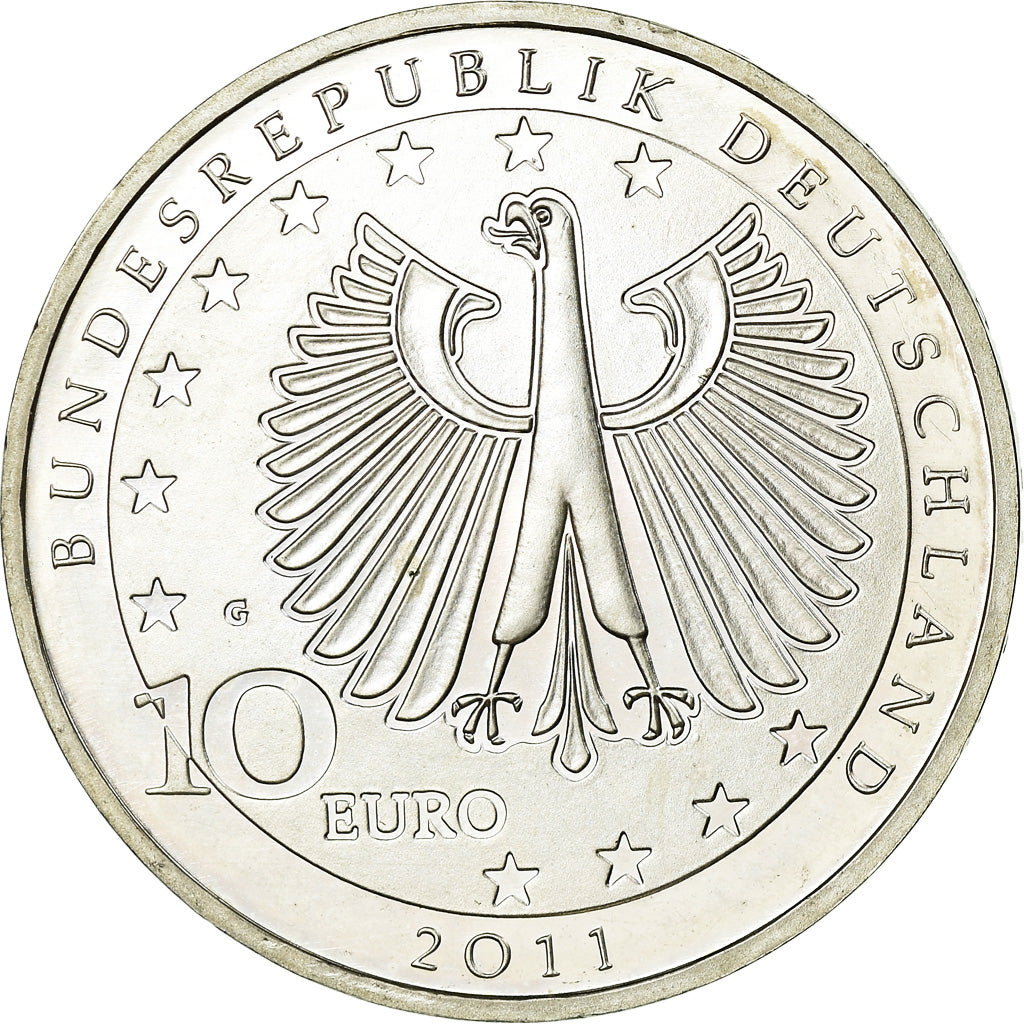 Federale Duitse Republiek, 10 Euro, 2011, PR, Zilver, KM:295