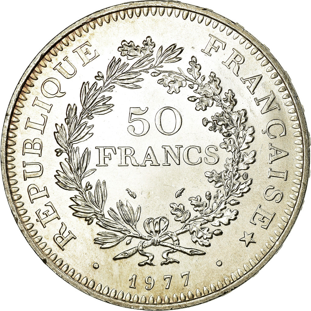 Monnaie, France, Hercule, 50 Francs, 1977, Paris, SUP+, Argent, Gadoury:882