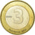Munten, Slovenië, 3 Euro, 2011, ZF, Bi-Metallic, KM:101