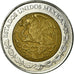 Coin, Mexico, Peso, 2012, Mexico City, EF(40-45), Bi-Metallic, KM:603