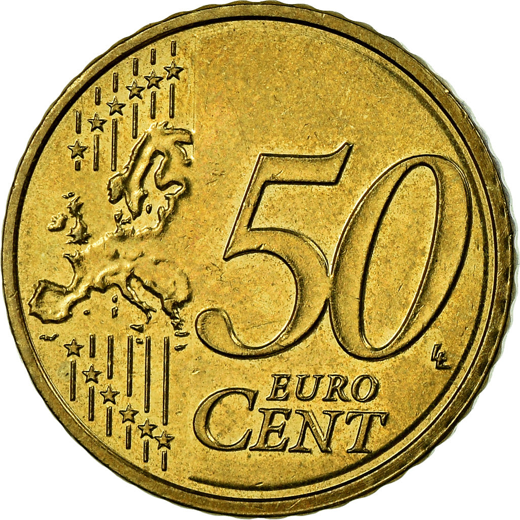Luxemburgo, 50 Euro Cent, 2013, EF(40-45), Latão