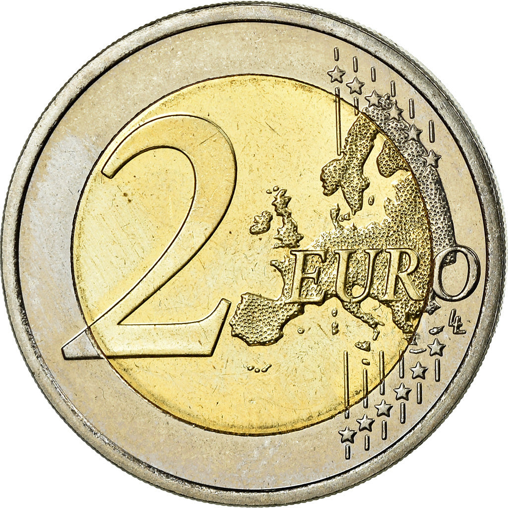 Finland, 2 Euro, Tove Jansson, 2014, Colorised, MS(60-62), Bi-Metallic, KM:194